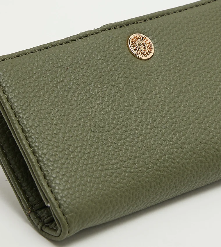 Anne Klein  Anne Klein Logo Detail Bi-fold Wallet for Women | Best Price UAE